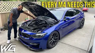 Its ACTUALLY loud now.. M4CS Downpipe Install