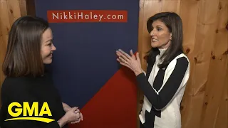 Nikki Haley speaks out ahead of Iowa caucuses