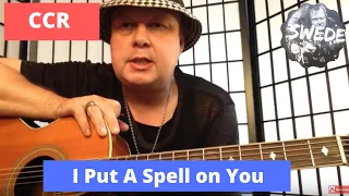 I Put A Spell on You CCR Guitar Lesson by The Swede