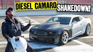 First Shreds! Testing Our Duramax Swapped Camaro at Irwindale Speedway // Knuckle Busters 2 Ep.15