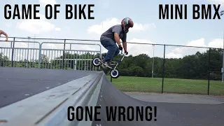 Mini BMX Bike Gone Wrong!