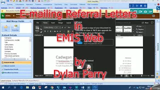 E-mailing Referral Letters in EMIS Web