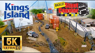 Backlot Stunt Coaster (5K) POV - Kings Island