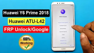 Huawei Y6 Prime 2018 FRP Bypass | Huawei Y6 Prime 2018 Google Account Unlock | Huawei ATU-L42 FRP |