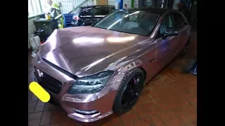 MB CLS500. Body repair. Ремонт кузова.