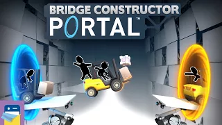 Bridge Constructor Portal: iOS iPad/iPhone Gameplay (By Headup Games)