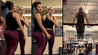 Unbelievable Calisthenics Moves Make Hearts Race at the Gym! 😱💓