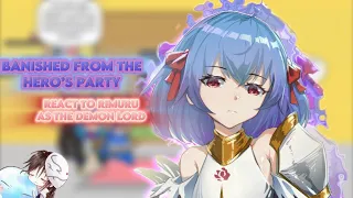 Banished from the Hero’s party react to Rimuru as the demon lord[AU]|Gacha reaction|ship:RimuxEl-tan