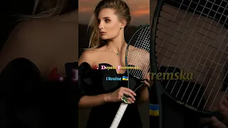 Top 10 Most Beautiful Female Tennis Player #shorts #women