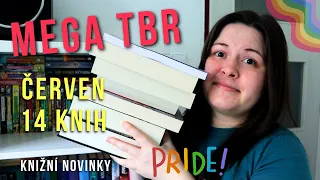 MEGA TBR na ČERVEN 🌈| CHYSTÁM SE ČÍST 📚 - Duhová mise, knižní novinky, české fantasy, queer knihy