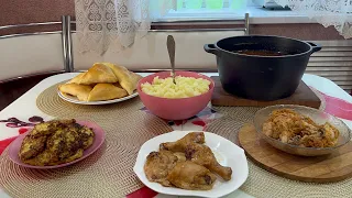 Меню из одной тушки курицы на два дня😋🍗Приготовила 5 бюджетных блюд