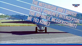 The Mitsubishi J8M1 Shusui rocket-powered interceptor, the Japanese Messerschmitt Me 163 Komet