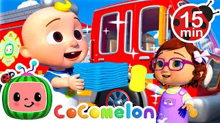 Fire Truck Wash Song | CoComelon | Songs and Cartoons | Best Videos for Babies