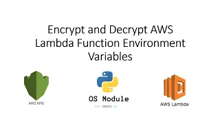 Encrypt and Decrypt AWS Lambda Function Environment Variables using AWS KMS