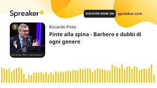 Pinte alla spina - Barbero e dubbi di ogni genere