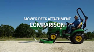 AutoConnect™ Drive-over Mower Deck Comparison | John Deere Compact Utility Tractors