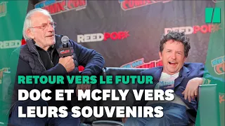 « Retour vers le futur »   Les retrouvailles émouvantes de Doc et McFly au Comic Con de New York