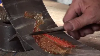 Glassblowing Making Murano Glass Chandelier In A Murano Glass Factory In Venice, Italy