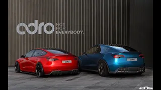 ADRO Tesla Model 3 & Model Y Carbon Fiber Program