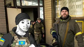 “Солдат” but you’re a Ukrainian civilian volunteer defending Kyiv and you have no combat experience