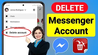 How To DELETE Messenger Account (2023) | Delete Messenger Account