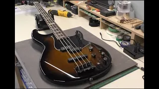 New Yamaha BB734A Bass Guitar in Dark Coffee Sunburst!