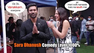 Sara Dhanush Comedy Level Reaches 💯x💯% At Koffee With Karan Atrangi Re Promotions