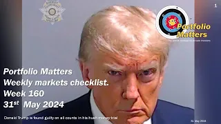 Weekly market checklist. Week 160. 31st May 2024