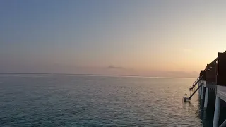 Sunrise in Paradise: A Timelapse of the Emerald Maldives Resort and Spa Overwater Villa