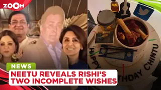 Neetu Kapoor reveals Rishi Kapoor's two incomplete wishes on his birth anniversary