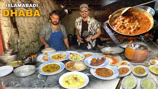 DHABA STREET FOOD IN ISLAMABAD - Chicken Lazeeza, Malai Chicken & Many More in Pakistan