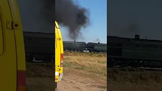 Когда поезд не вытянул в подъём.