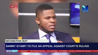 Defamation Suit: Sammy Gyamfi to file an appeal against court ruling