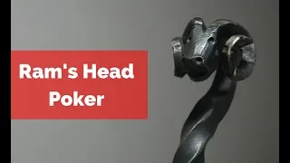 How to Forge a Ram's Head  Poker! Great Blacksmith Item to Sell!