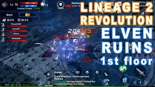 Lineage 2 Revolution - Elven Ruins 1st floor (Gameplay em Português)