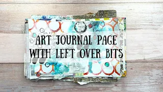 Art Journal Page using my Box of Bits | Intuitive Art Journal Page |🦋ShanoukiArt🦋🧿