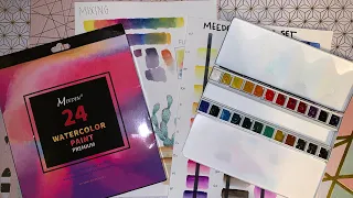Meeden Watercolor 24 Tube Set and New Heavy Duty Palette Review
