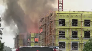 Massive fire destroys affordable housing building in Redwood City