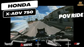 Honda X-ADV 750 Dominates with Full Akrapovic Exhaust & ECU Remap - Raw Sound