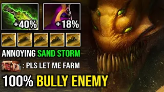 100% ZERO FARM For Troll Warlord Annoying Sand Storm DPS 9Min Dagger + Surprise Epicenter DotA 2