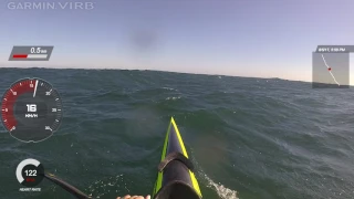 Learning how to go sub 3.20 per km Downwind