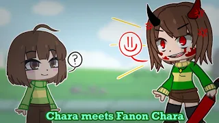 Chara meets Fanon Chara || Gacha Club || Undertale