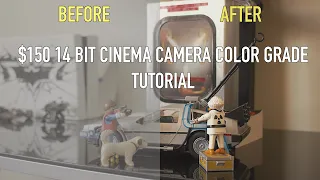 $150 14 BIT RAW 5K CINEMA CAMERA COLOR GRADE TUTORIAL | CANON EOS M RAW MAGIC LANTERN | FREE LUTS