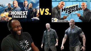 Hobbs & Shaw - Pitch Meeting Vs. Honest Trailers (Reaction)