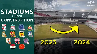 🌍 World Stadiums Under Construction (2023 Summary)