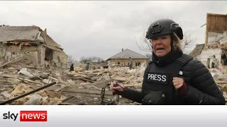 Ukraine Invasion: Houses flattened near Kyiv