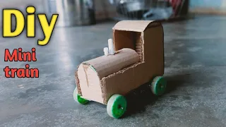 How to Make a Cargo Train | Container Train | Freight Train With Cardboard