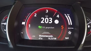 Renault Talisman Grandtour 160hp dCI - 0-100 km/h 0-60 mph Tachovideo, Beschleunigung, Acceleration