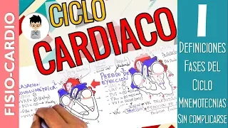 CICLO CARDIACO, Fácil, Resumido, Entendiendo cada fase, Integrado todo |Fisiología Cardiaca|1