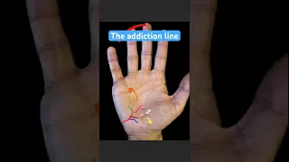 Do you have the addiction line in your palm? #palmistry #palm #lust #addiction